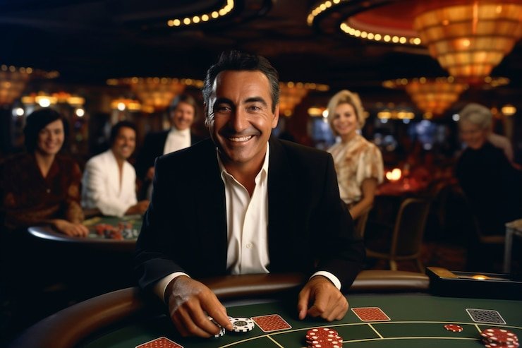 Texas Poker chip interface on paito psco app showing bet buttons